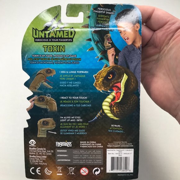 Fingerlings WowWee Untamed Toxin Snake Action Figure Interactive New - Picture 2 of 12